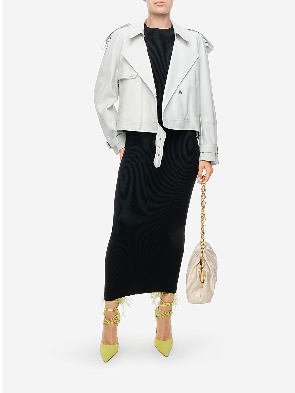 Куртка кожаная жен Salvatore Santoro 46017-D GLOV_IVORY - 2