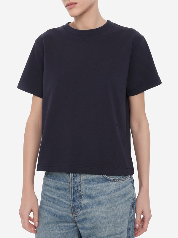 Футболка жен DUNST UDTS6A112N2 NAVY - 2