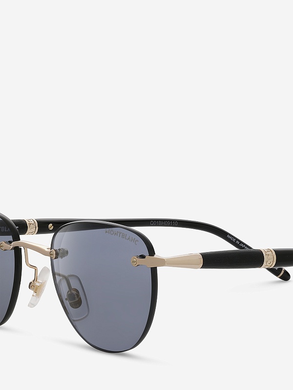 Солнцезащитные очки Montblanc MB0412S 001 48 20 150 - 4