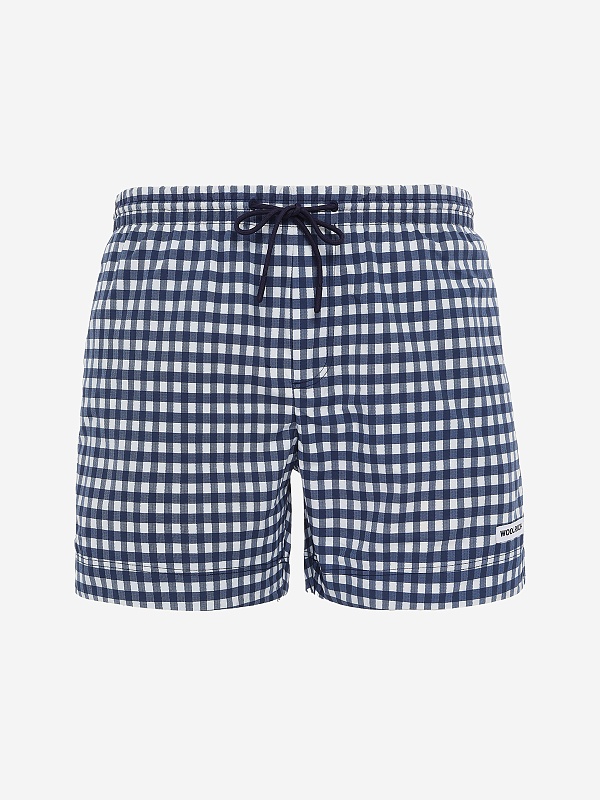 Плавки муж Woolrich CFWOSM2000MRUT5325 VICHY BLUE - 0