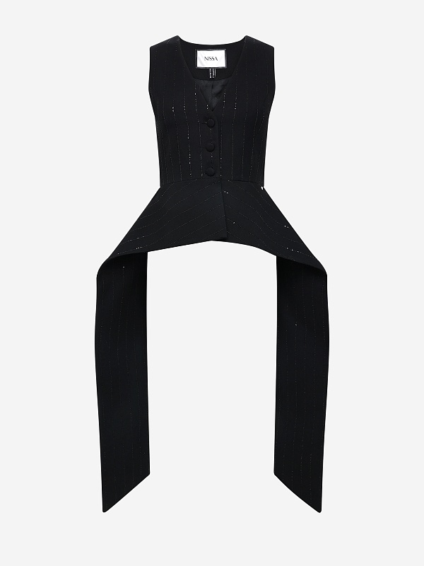 Жилет жен Nissa VS1348 black - 6