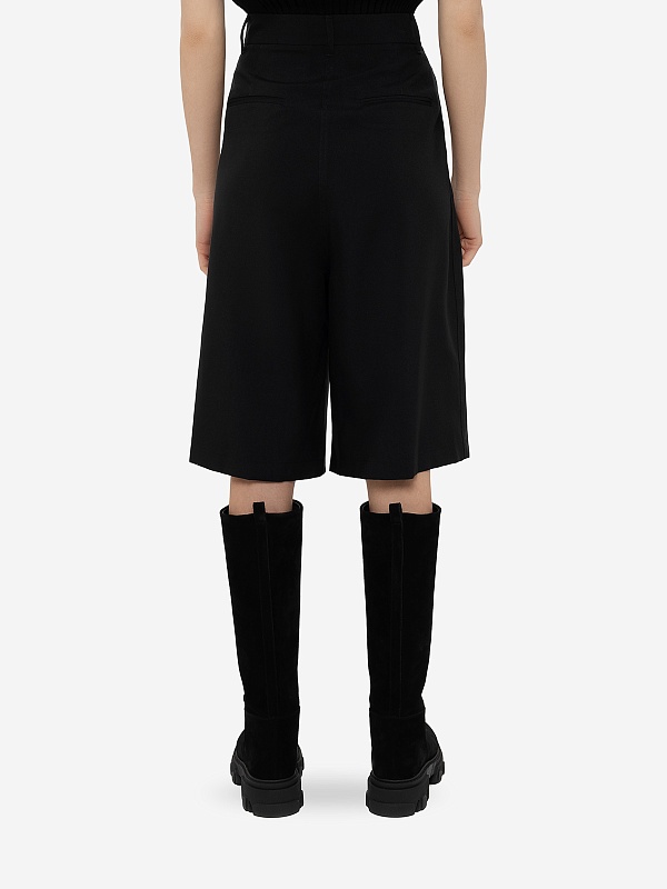 Бермуды жен LE17SEPTEMBRE LS2411PT003EBK BLACK - 4