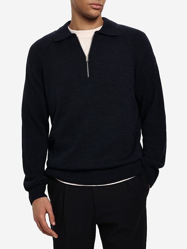 Поло с длинным рукавом муж Closed C86261-987-22 568 DARK NIGHT - 2