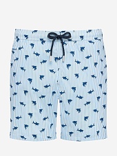Плавки муж MC2 Saint Barth COM0009 01715H SHARK TROUBLE STRIPES S 3161