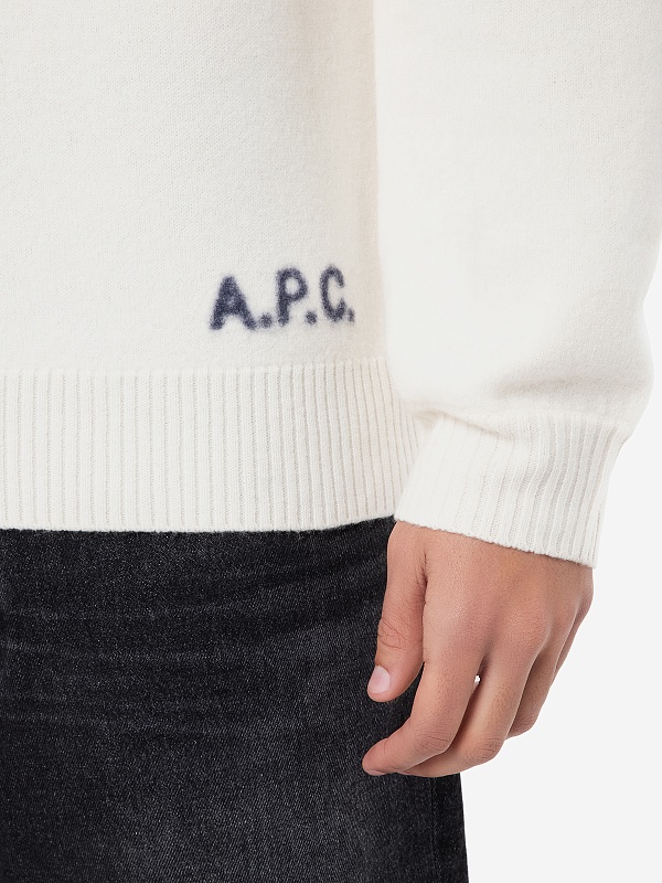Свитер муж A.P.C. WVBDJ-M23248 AAD ECRU - 4