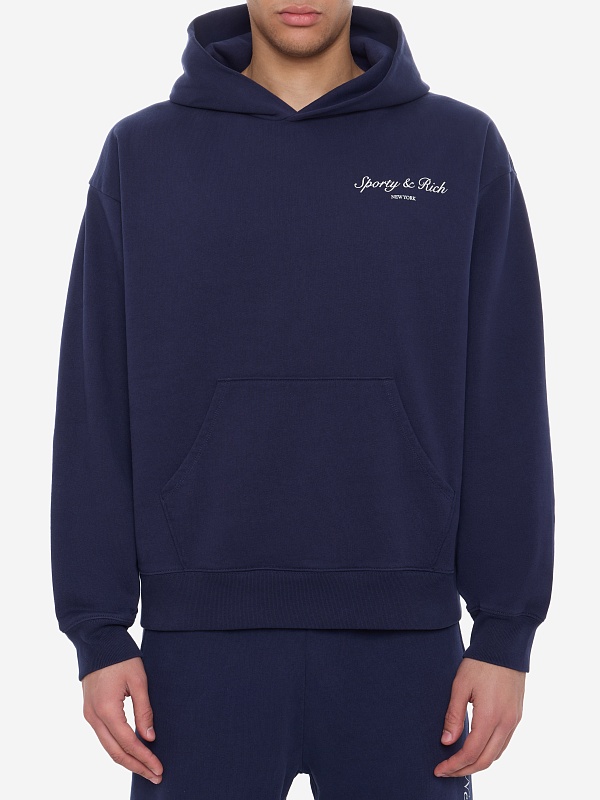 Худи муж Sporty & Rich ST09166328BL106 Dark Navy - 3