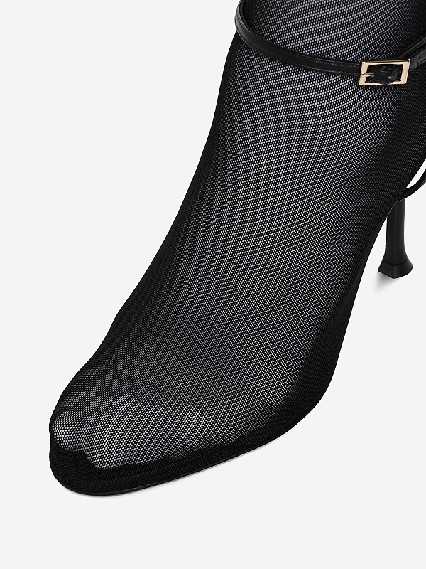 Босоножки (каблук) жен Alevi L25S7001.R.0116997 Black - 2