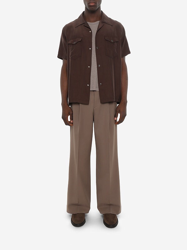 Рубашка муж Tonywack BF12SH007 BROWN - 1