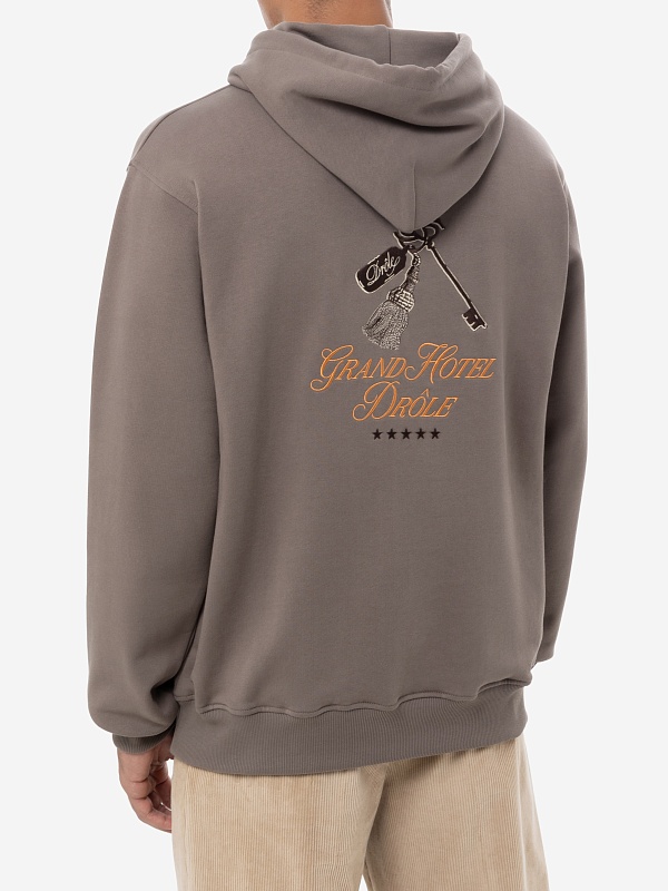 Худи муж Drôle de Monsieur H-HO184-CO127-TA TAUPE - 3