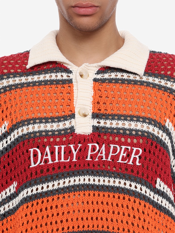 Поло муж Daily Paper 2610005 haute red / tigerlily - 6