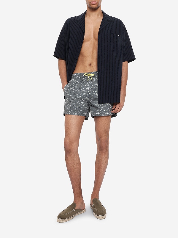 Плавки муж Emporio Armani EM000583 AF20667 F7117 PR. EA GREEN-EGGNOG - 1