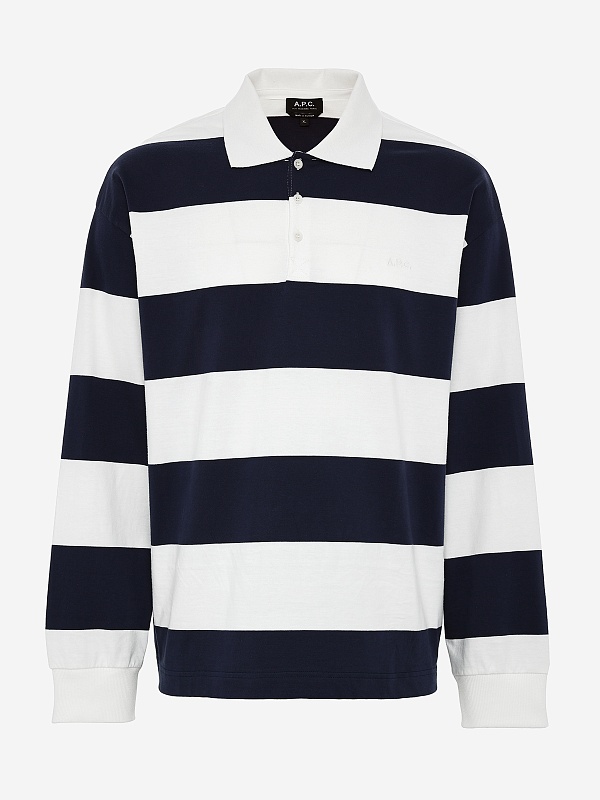 Поло с длинным рукавом муж A.P.C. COGFS-H26290 IAK DARK NAVY - 5