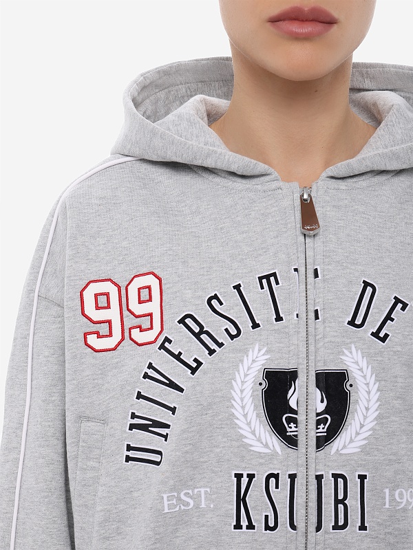 Худи жен Ksubi WSP26FL002 grey - 5