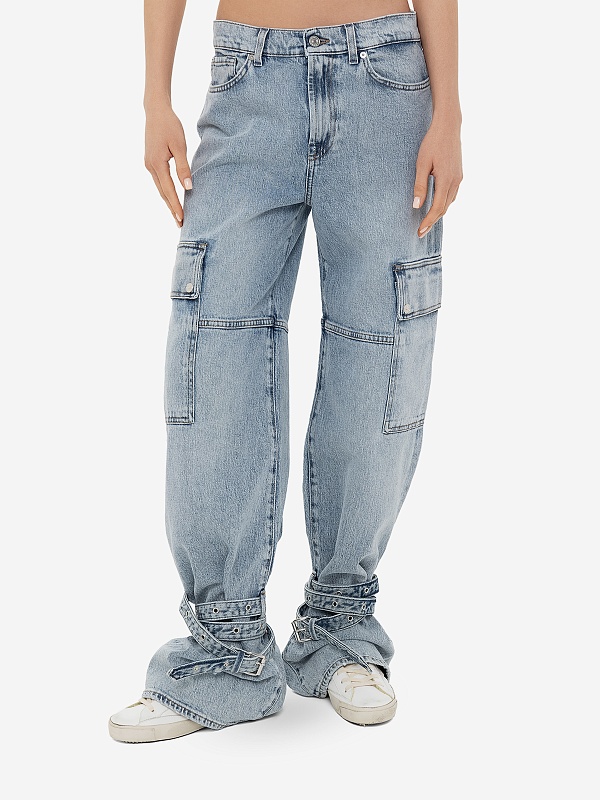 Джинсы жен 7 For All Mankind JSCCC100AR LIGHT BLUE - 3