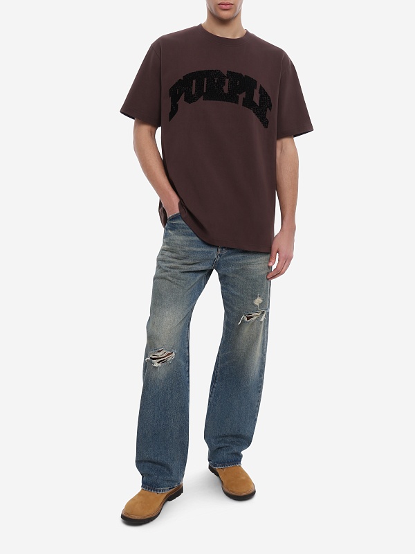 Футболка муж PURPLE P117-HBFP126 BLACK - 1