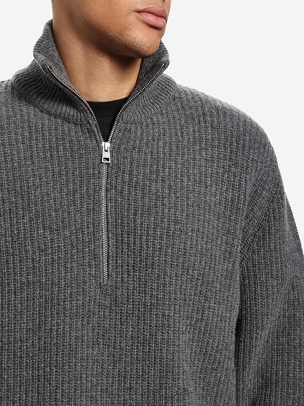 Свитер муж Closed C86205-98U-22 164 DARK GREY MELANGE - 4