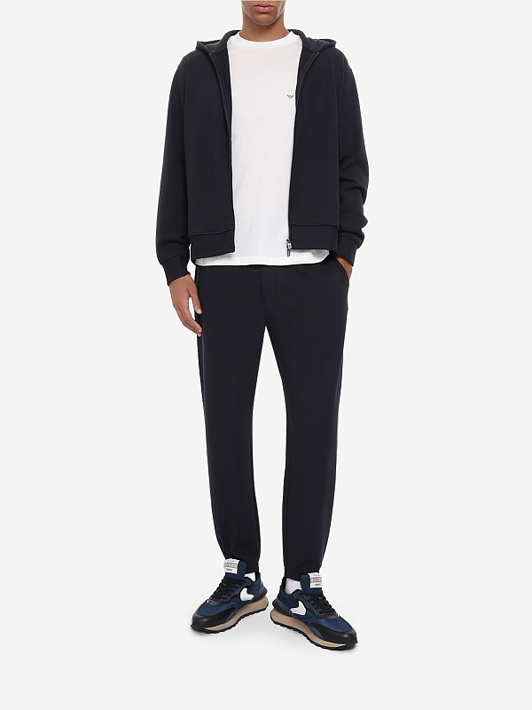 Джоггеры муж Emporio Armani EM004514 AF13700 FB406 NAVY STRIPE JACQUARD - 1