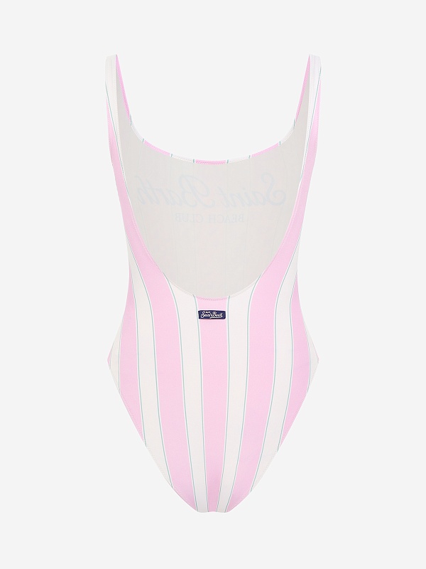 Купальник слитный жен MC2 Saint Barth LOR0001 01129L SB BEACH STRIPES 2153 - 1
