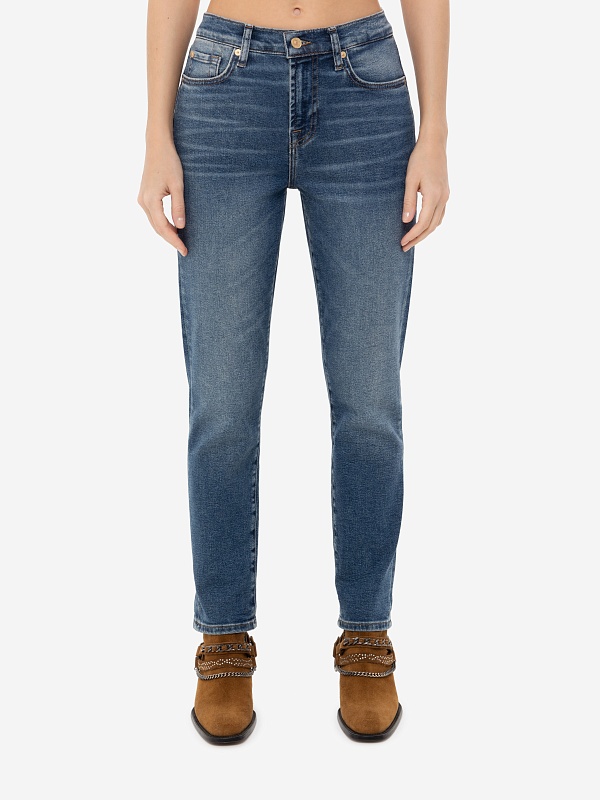 Джинсы жен 7 For All Mankind JSWJ1200LF MID BLUE - 3