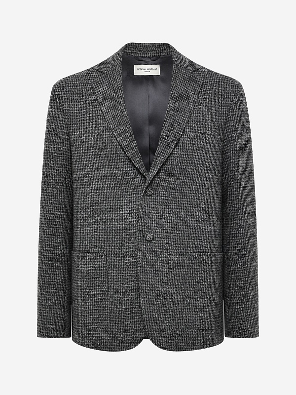 Пиджак муж Officine Generale W25MTLG407 DARKGREY/LIGHTGREY - 4