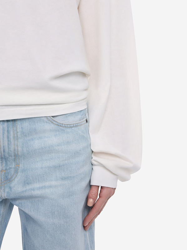 Лонгслив жен Haikure HEW54138TJ055PX T0341 OFF WHITE - 5