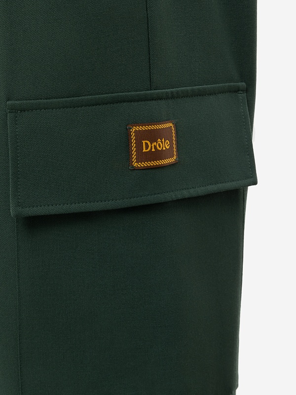 Брюки муж Drôle de Monsieur G-BP148-PL127-FGN FOREST GREEN - 5