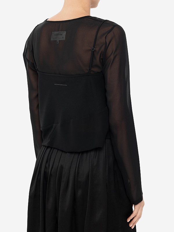 Блуза жен MM6 S52NH0020 MTN017 900 - 4