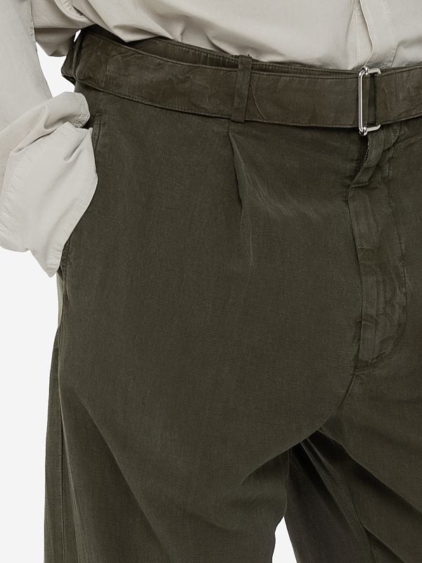 Брюки муж Officine Generale S24MTLG453PRE OLIVE NIGHT - 5
