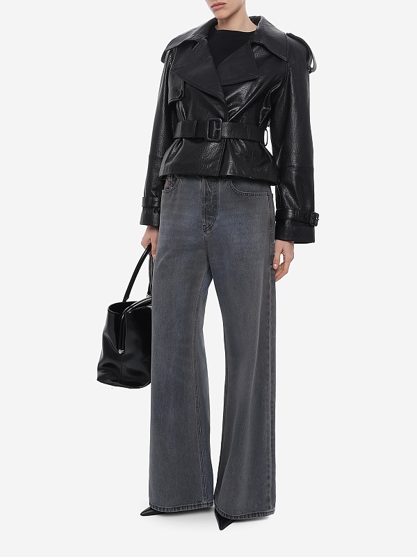 Куртка кожаная жен Burka an-2437 Черный - 1