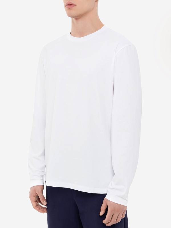 Футболка с длинным рукавом муж 7 For All Mankind JSPM2370WH WHITE - 3