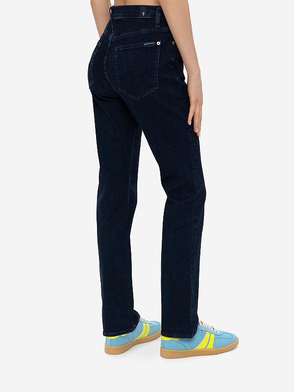 Джинсы жен 7 For All Mankind JSEM44A0SC DARK BLUE - 4