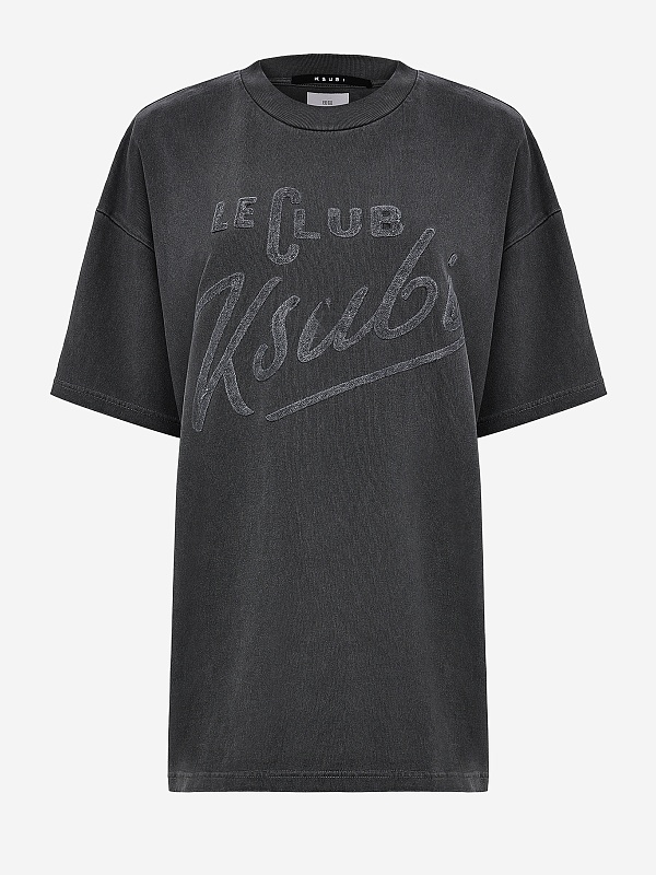 Футболка жен Ksubi WPF25TE005 charcoal - 5