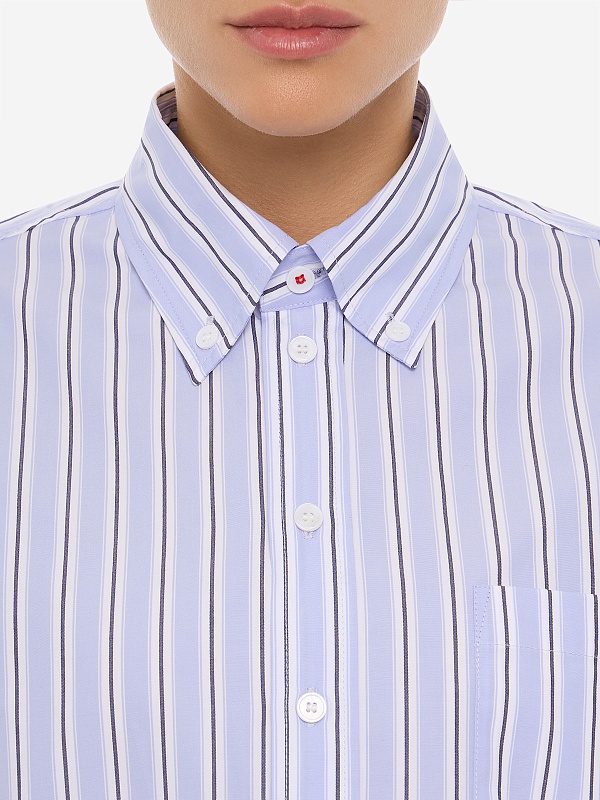Рубашка жен MAX&CO 2626116033200 001 NAVY PINSTRIPES - 5