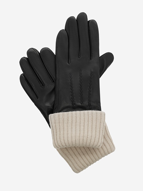 Перчатки жен EMU Australia W7016 black/natural - 0