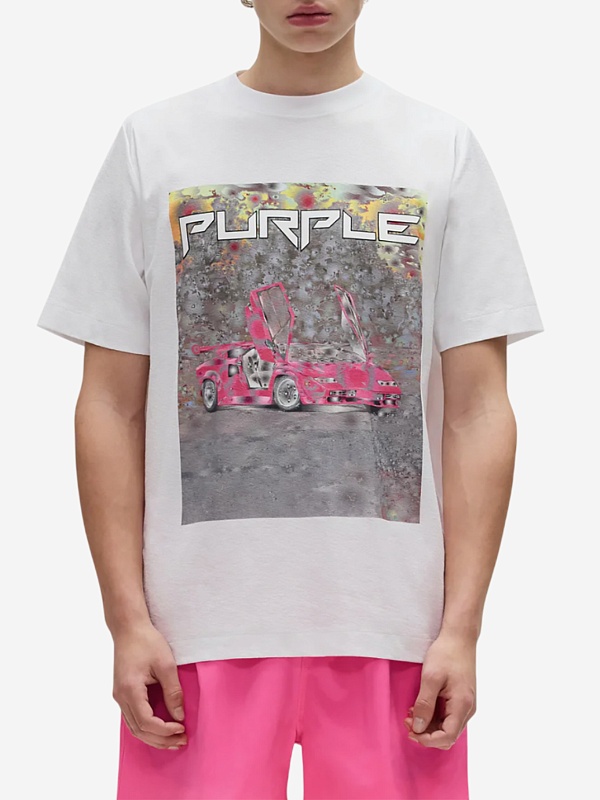 Футболка муж PURPLE P104-TBDS226 WHITE - 1