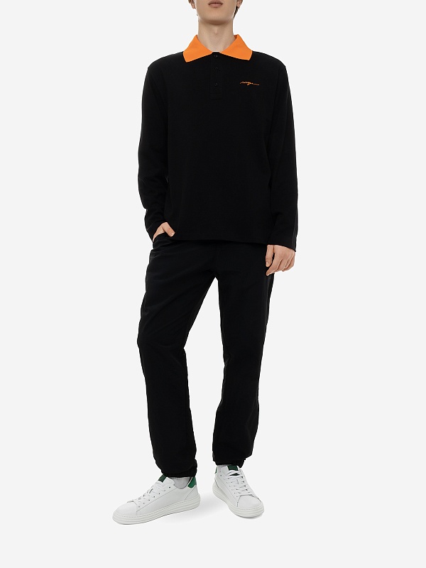 Поло с длинным рукавом муж MSGM 3640MM107 247016 99 - 2