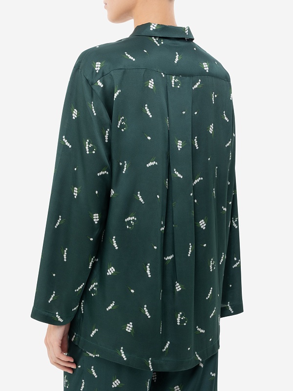 Блуза жен Burka t25-bl001 Темно-зеленый - 3