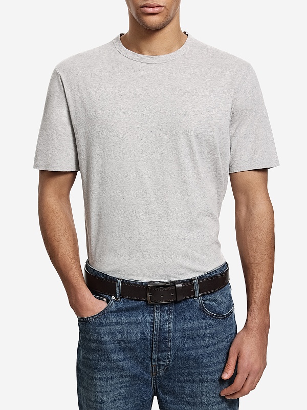 Футболка муж Officine Generale DLCXTEE208 HEATHER GREY - 2