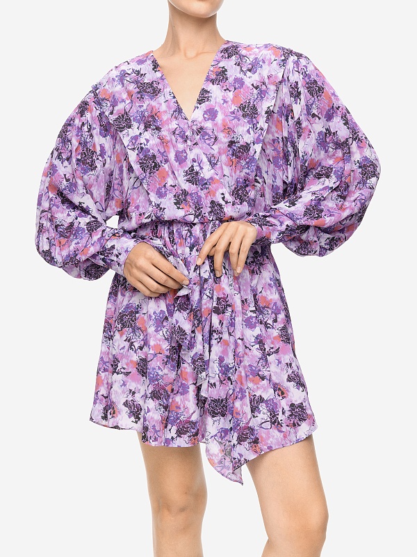 Платье жен IRO 23SWM33MADEA PUR2423S PURPLE/MULTICO - 3