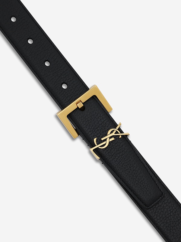 Ремень муж Saint Laurent 634440/DTI0W1000 Nero - 2