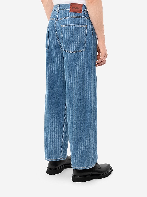 Джинсы муж Drôle de Monsieur G-BP168-CO179-LBE LIGHT BLUE - 3