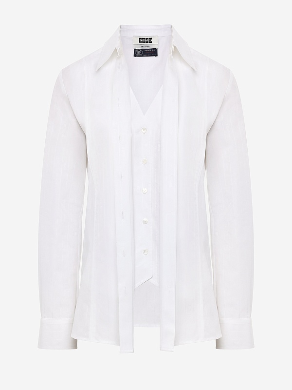 Рубашка жен EENK EEB-1P350-SH02-WT White - 4