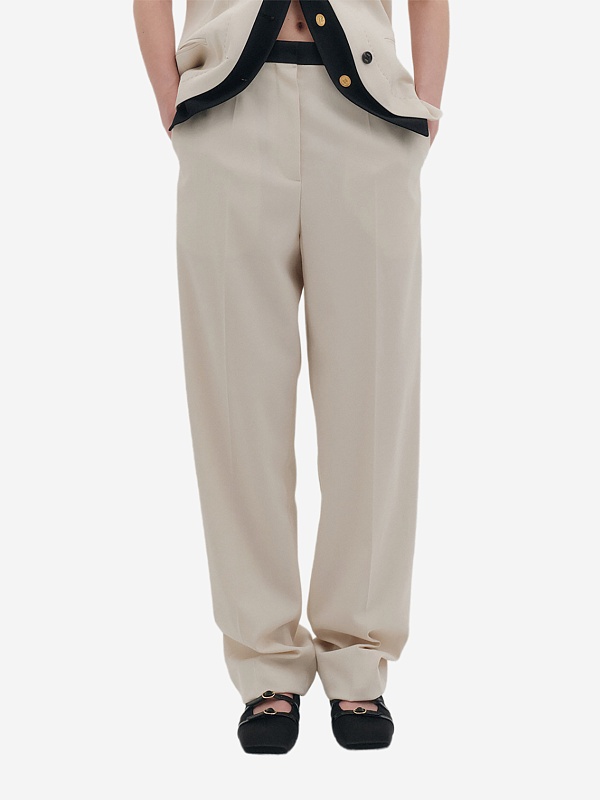 Брюки жен EENK EEB-1P351-PT01-IV Ivory - 3