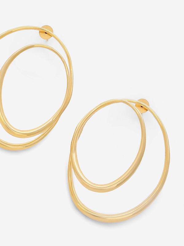 Серьги жен MISHO SUME04M Gold - 2