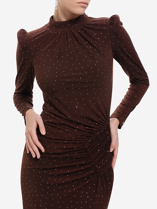 Платье жен Nissa RS16093A brown - 4