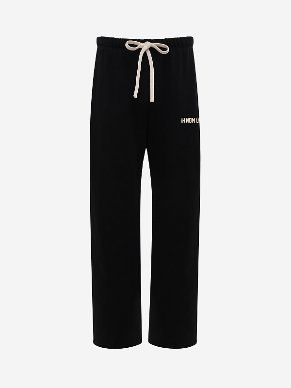 Джоггеры муж IH NOM UH NIT NUS26381 L66_BLACK+CREAM - 0