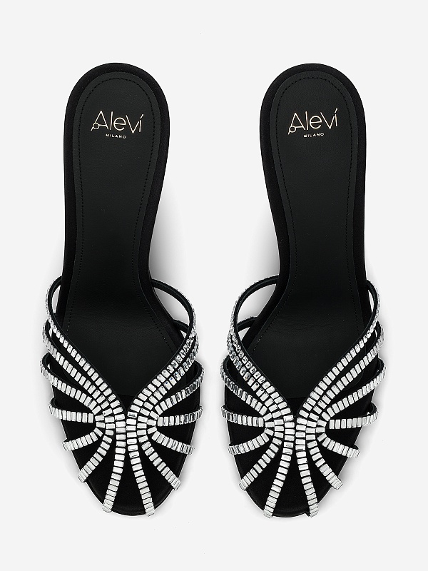 Мюли (каблук) жен Alevi L25SN001.R.0222997 Black - 5