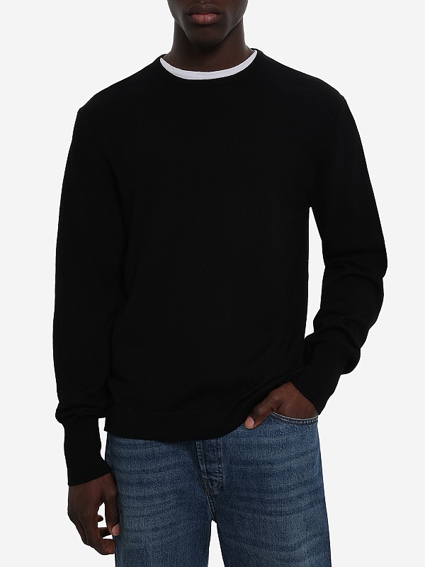 Свитер муж Officine Generale DLCXKNT305 BLACK - 1