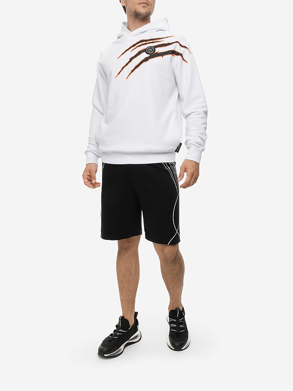 Худи муж Philipp Plein Sport SADC MJB3246 SJO001N 01 white - 1