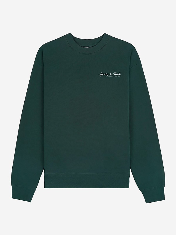Толстовка муж Sporty & Rich ST07161325GR10 Forest - 0